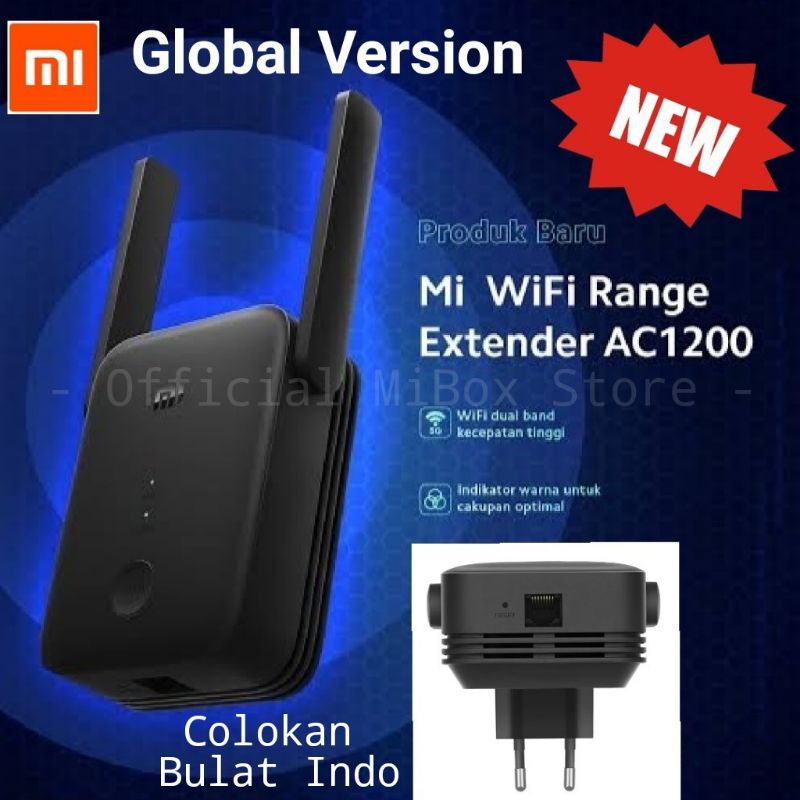 Jual Xiaomi Mi WiFi Extender AC1200 5G Gigabit Repeater better than