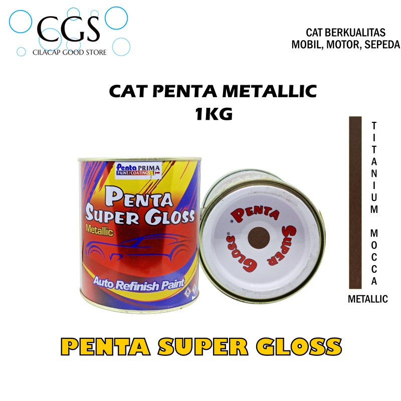 Jual Cat Penta TITANIUM MOCCA 1 Kg - cat coklat metalik - cat mobil ...