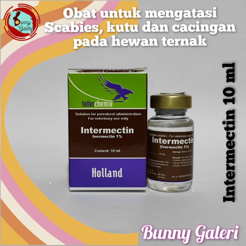 Jual INTERMECTIN 10 ml, obat Scabies dan Endoparasit | Shopee Indonesia
