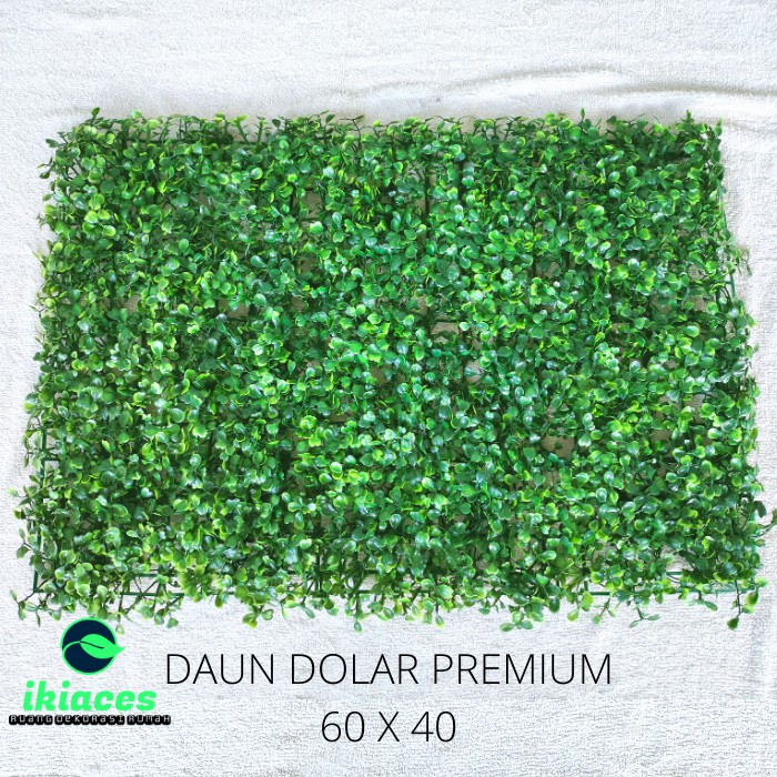 DAUN RAMBAT DAUN DOLLAR DAUN IMITASI DAUN PLASTIK DAUN ARTIFISIAL BUNGA PLASTIK DEKORASI DINDING