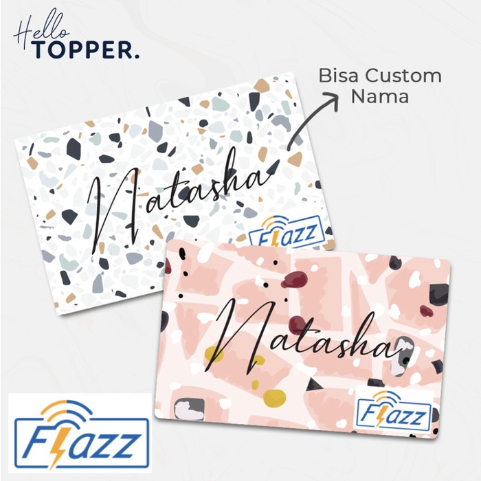 Jual Custom Kartu Flazz BCA Pattern | Kartu Flazz BCA Gen 2 Elegan ...