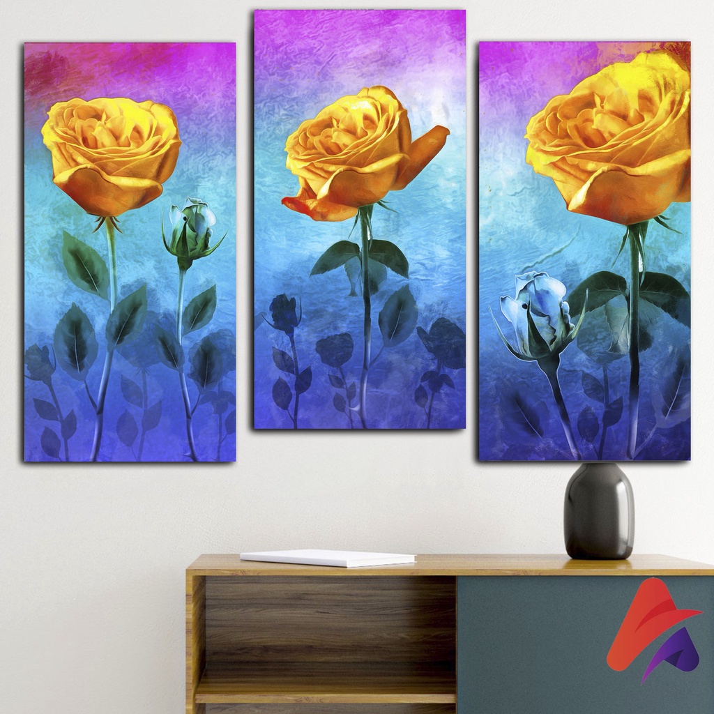 Jual Hiasan Dinding Bunga Aesthetic Bunga Tulip 15x30 Wall Decor Hiasan Dinding Kamar 5341