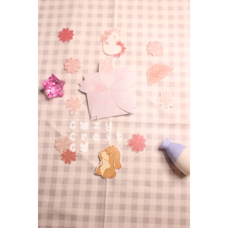 Jual Spring Collection: Tsuyu x Michiru Sakura Showa Sticker Flakes ...