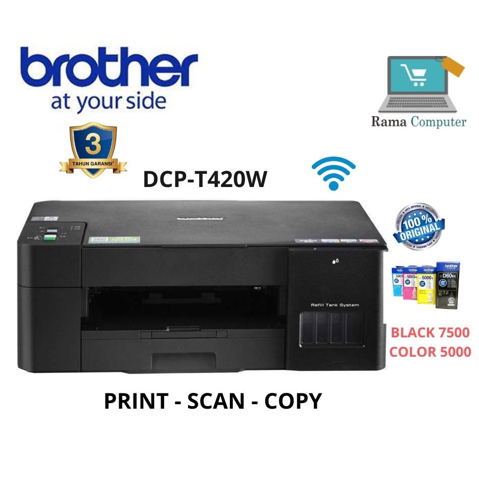 Jual Printer Brother DCP - T420W DCP T420W DCP T420 W T-420W | Shopee ...