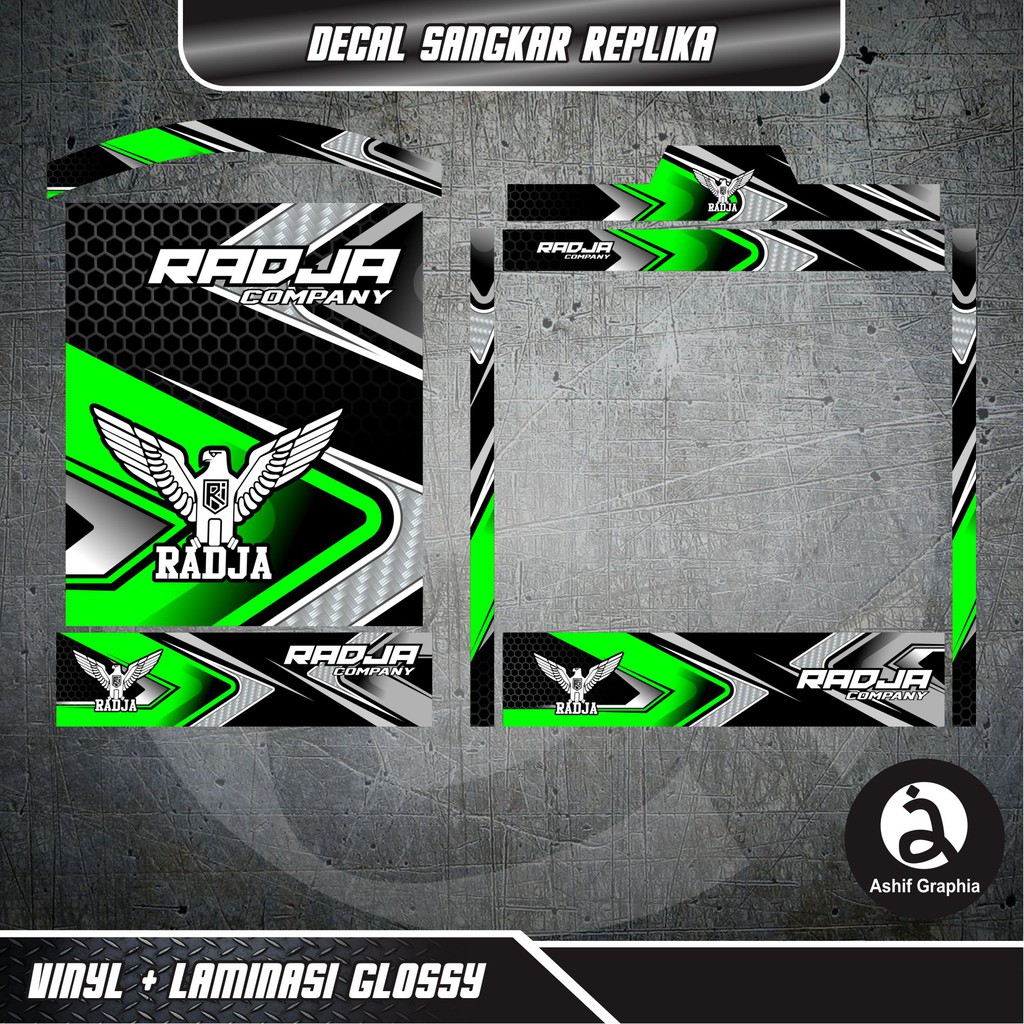 Jual STICKER STIKER DECAL SANGKAR KOTAK RADJA CUSTOM | Shopee Indonesia