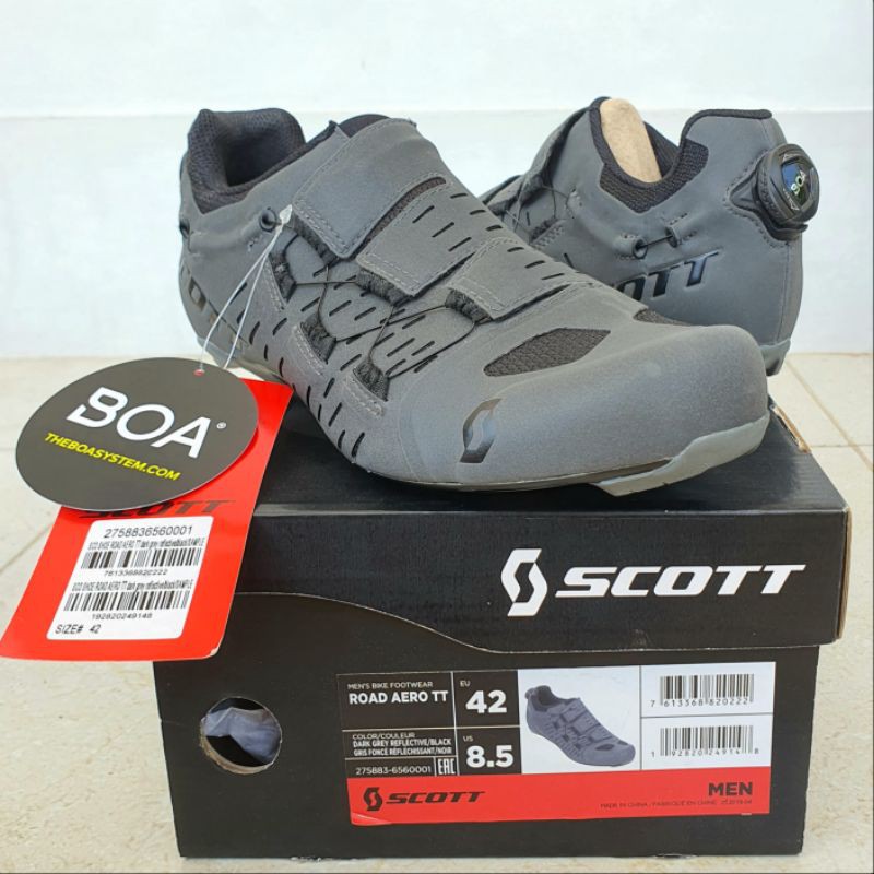Jual Scott Road Aero TT Road Bike shoe HMF Carbon Boa System IP1 Model