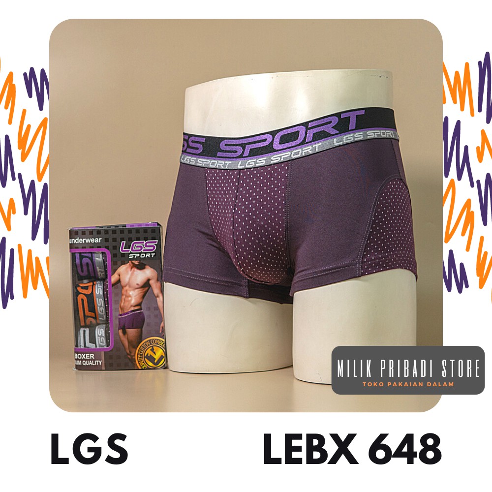 Jual BOXER PRIA LGS SPORT LEBX 648 | ISI 3 | NYAMAN UNTUK BERAKTIVITAS ...