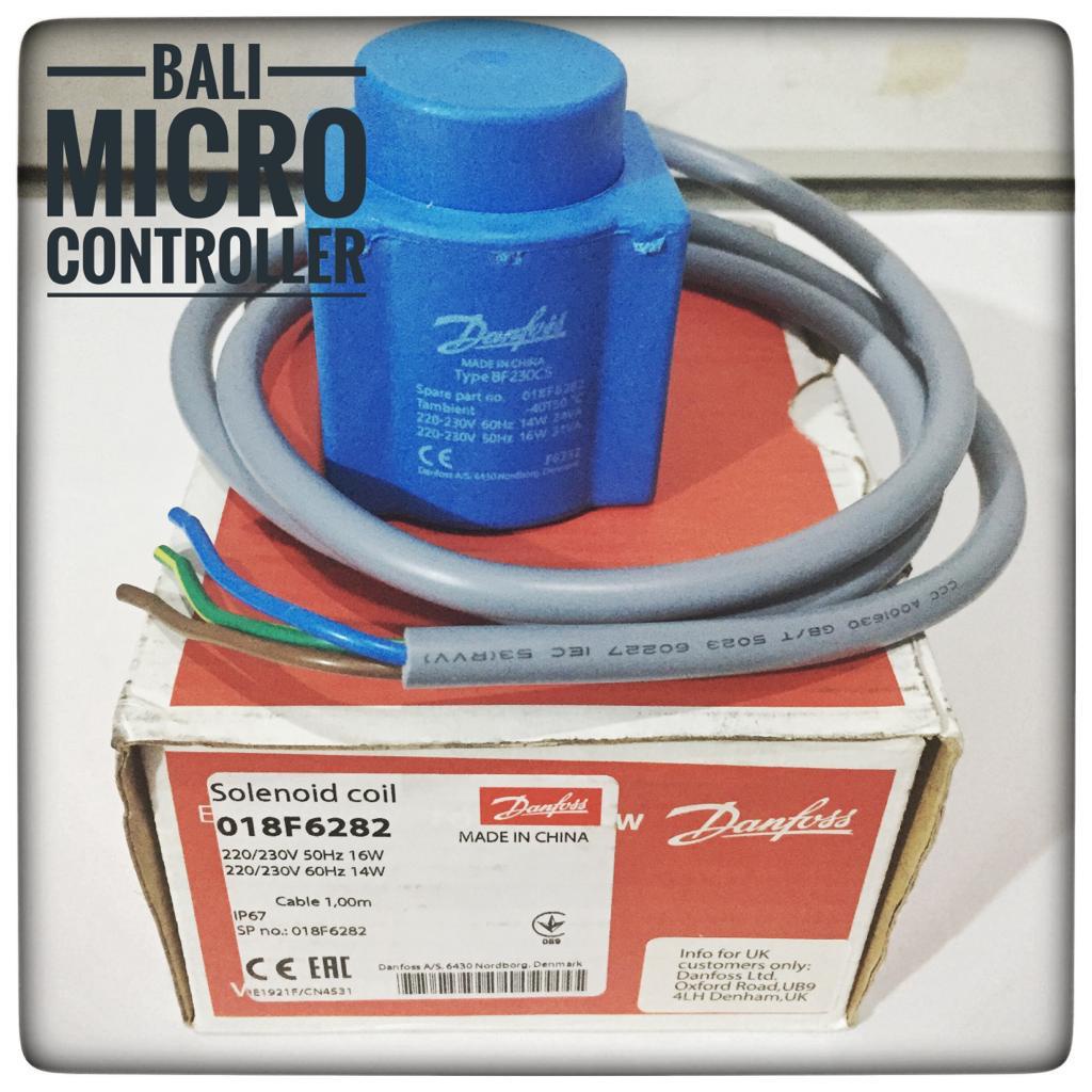 Danfoss 018F7682 Solenoid Coil With Junction Box – 110/120V, 14W, For HVAC & Refrigeration Systems