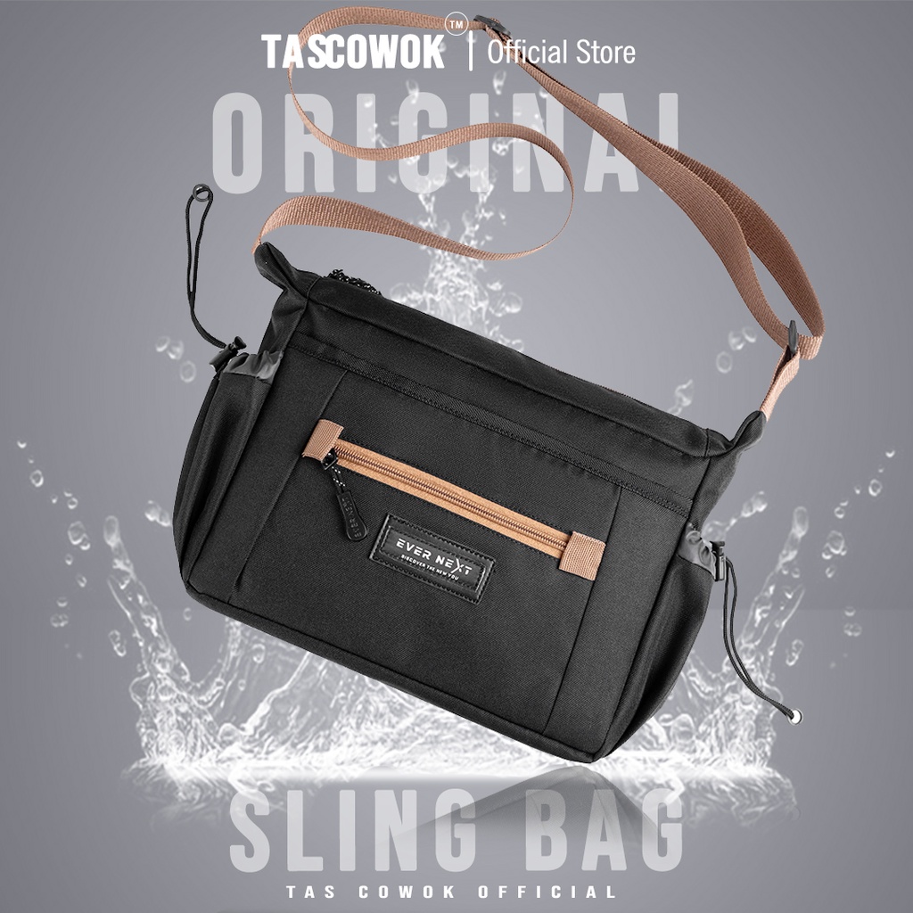 Tapax Briton- Tas Selempang Slingbag Best Seller - Full Abu