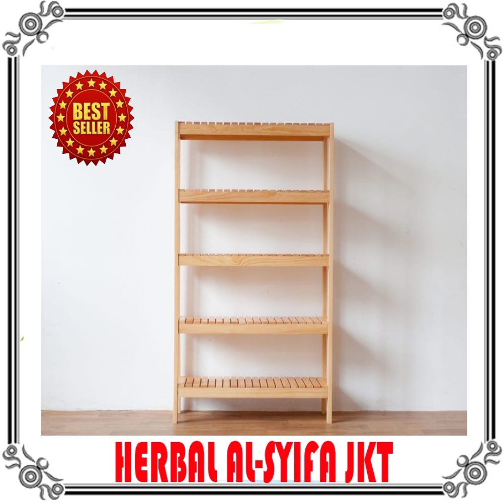 Jual Otto Wooden Shelf Rak Kayu Rak Sepatu Rak Toilet