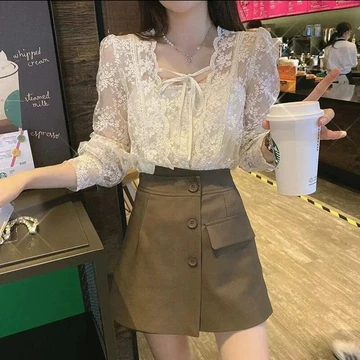 TM 2888 Blouse Edmonda Lace Top Import