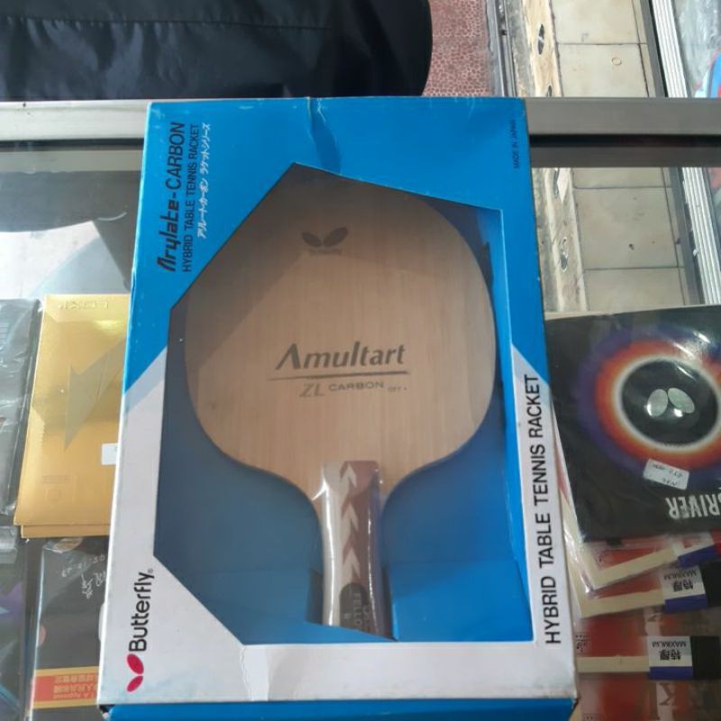 Jual kayu bet butterfly amultart zl carbon off + Shopee Indonesia