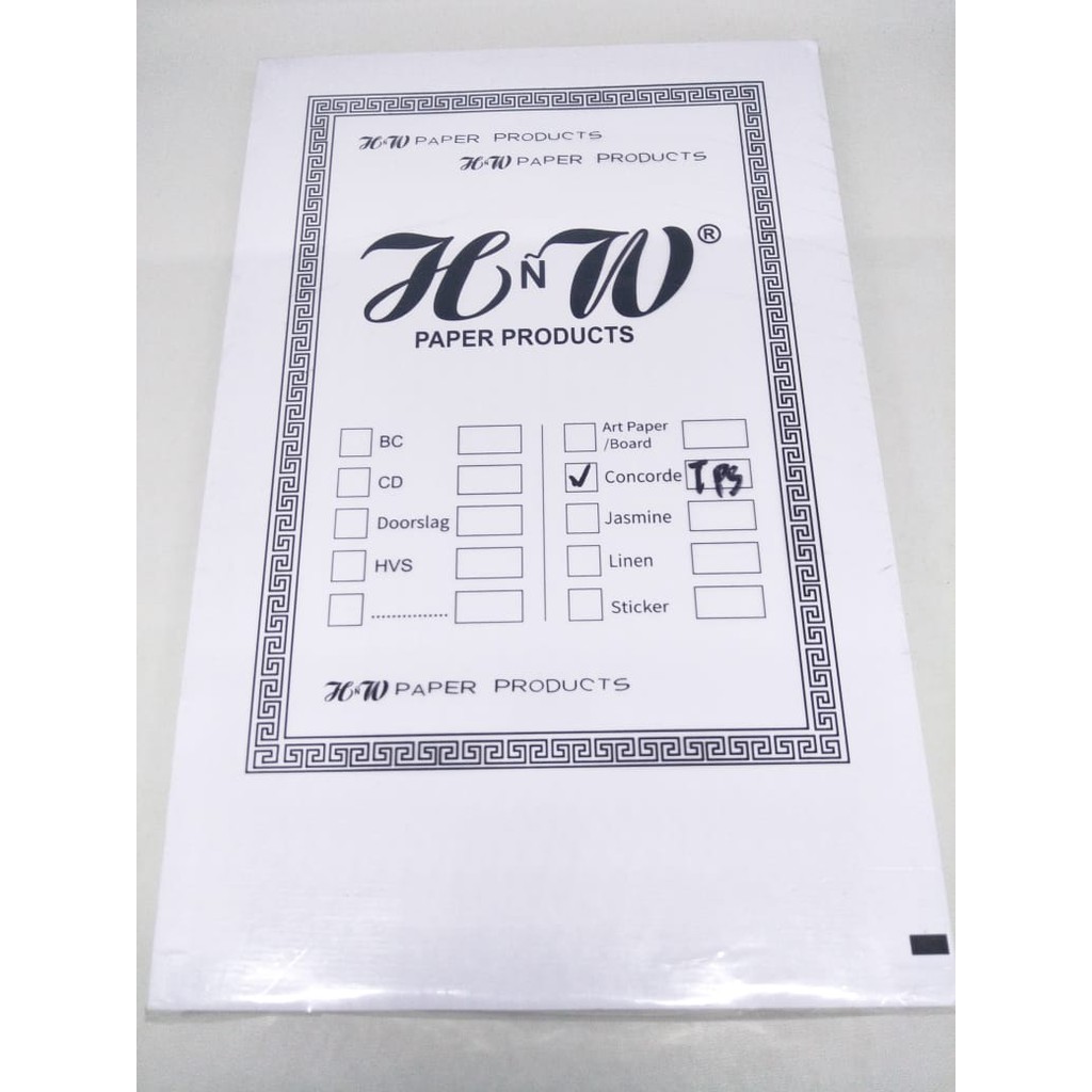 Jual Kertas Concorde 90 Gsm Ukuran Folio Isi 50 Lembar Shopee Indonesia