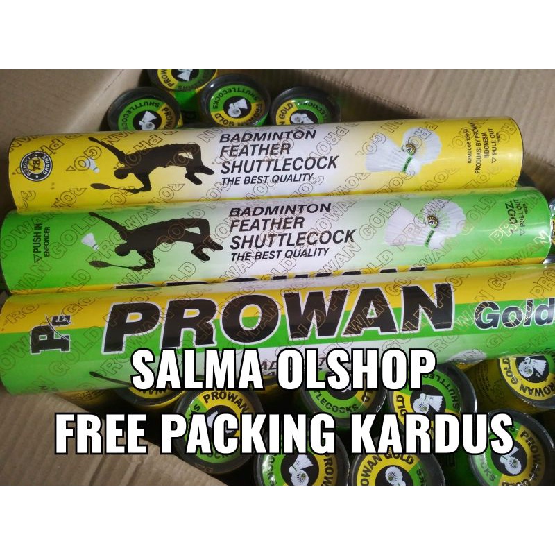 Jual prowan gold shuttlecock original kok badminton | Shopee Indonesia