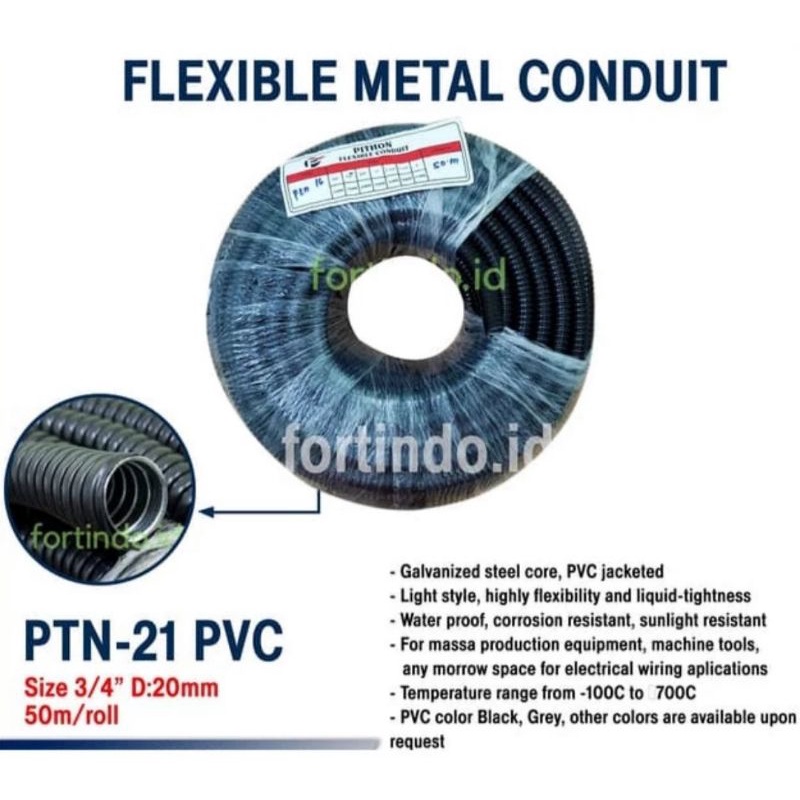 Jual Fleksibel metal conduit FLEXPV 3/4