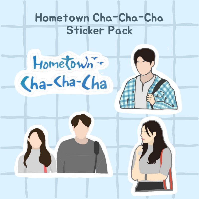 Jual Sticker Hometown Cha-Cha-Cha | Stiker Cha Cha Cha Kdrama | Shopee ...