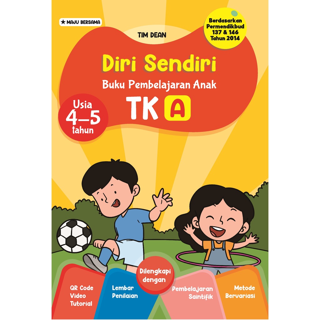 Jual Diri Sendiri, Buku Pembelajaran Anak TKA, Usia 45 Tahun Shopee