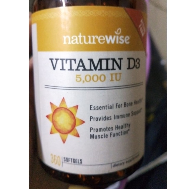 Jual Naturewise vitamin D3 5000 IU originalsuplemen menjaga kesehatan