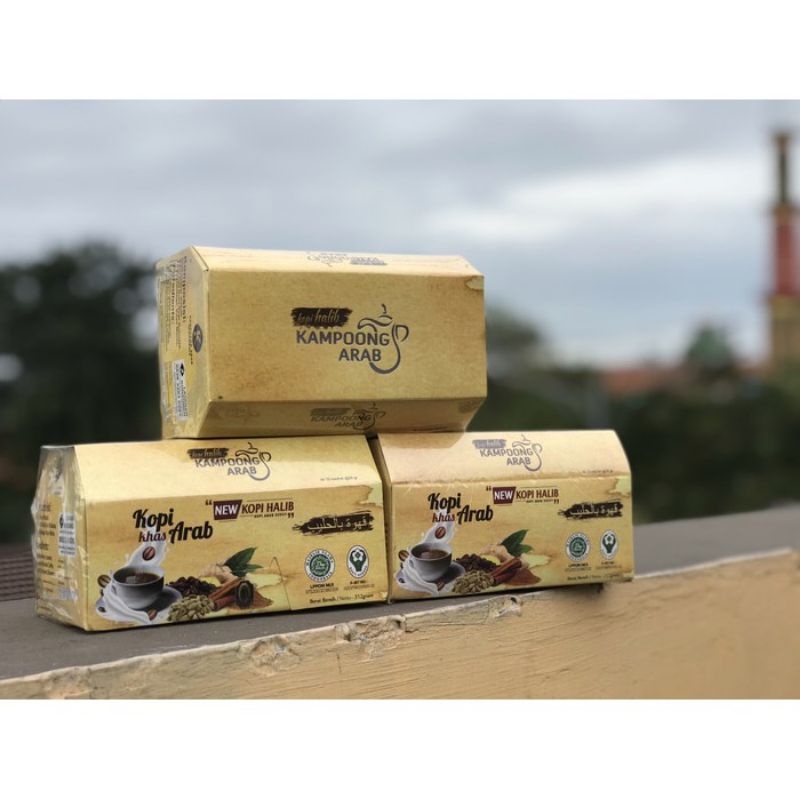 Jual Kopi Kampoeng Arab HALIB Sachet 20gr Plus Sugar SUSU | Shopee ...