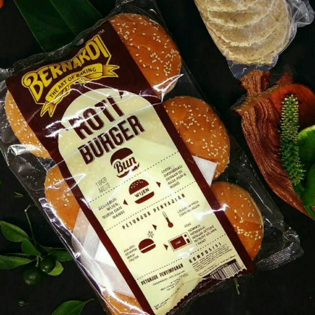 Jual Paket Roti Burger Bernard with Beef | Shopee Indonesia