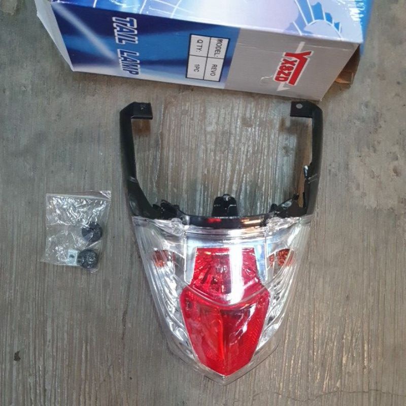 Jual Lampu Stop Rem Belakang Motor Revo Lengkap Tinggal Pasang Shopee