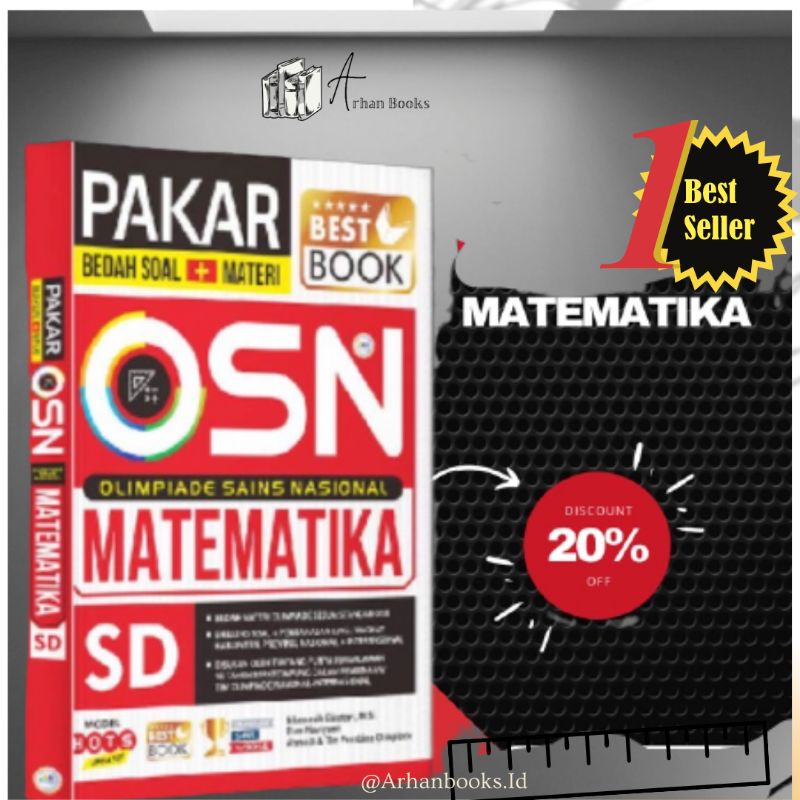 Jual BUKU OLIMPIADE MATEMATIKA SD PAKAR BEDAH SOAL + MATERI OSN ...