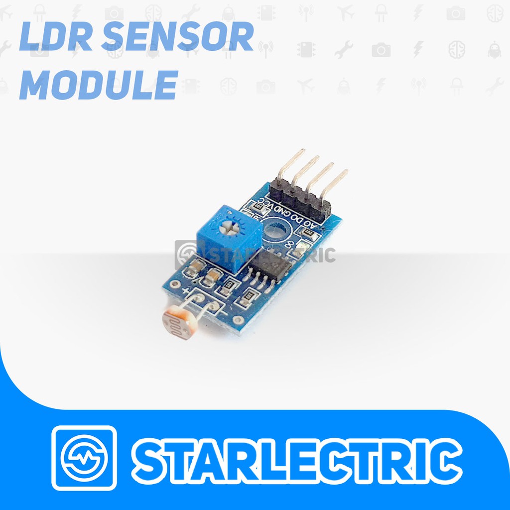 Jual Light Sensor Module Sensor Cahaya Modul Dengan LDR Arduino ...