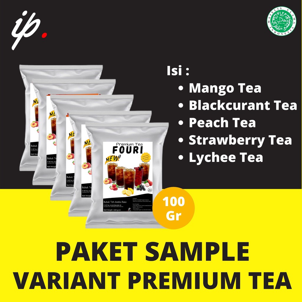 Jual PAKET SAMPLE Best 5 Varian PREMIUM TEA Harga adalah 1 Paket berisi ...