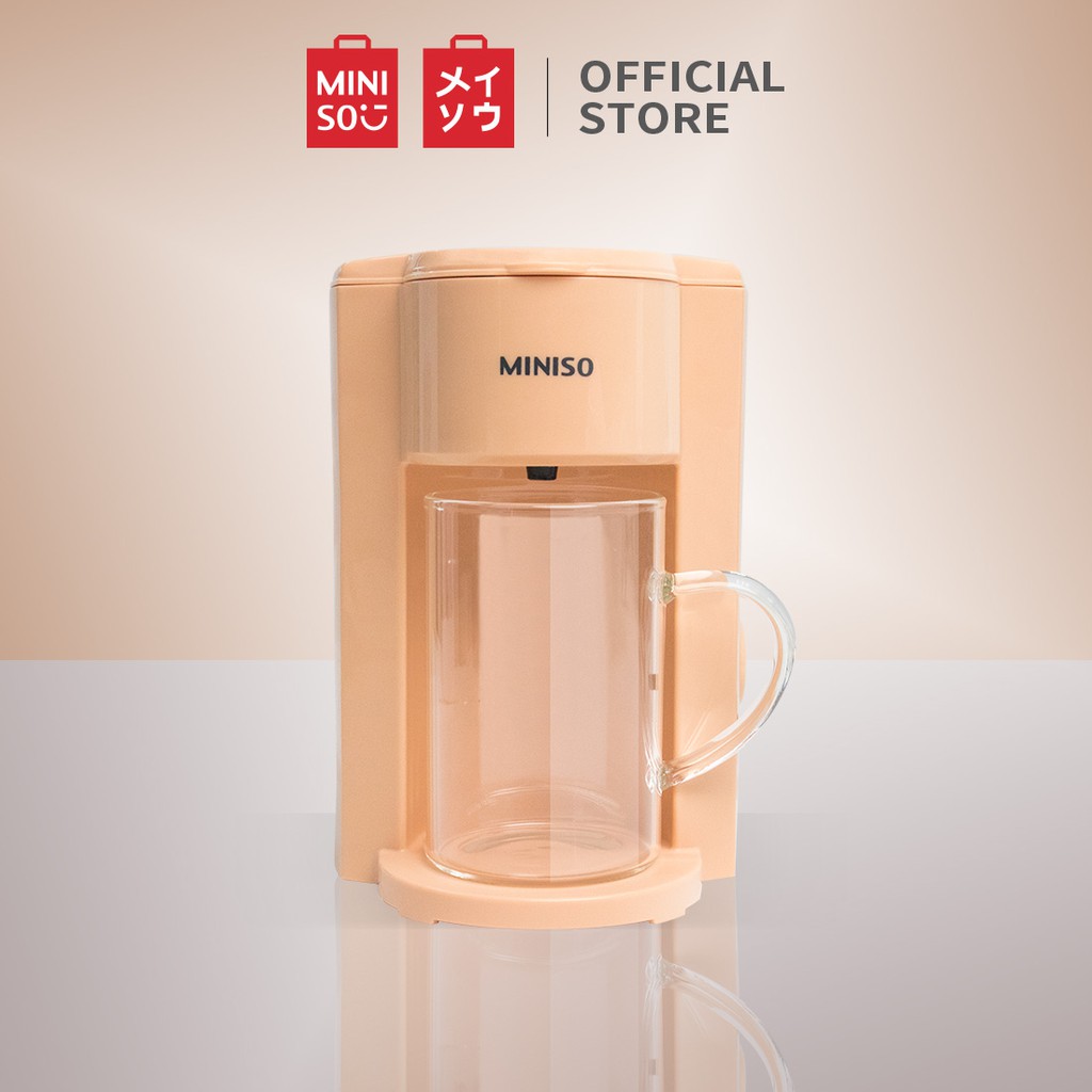 MINISO Electric Coffee Maker Mesin Kopi Elektrik Listrik Single Cup 300 350w VDE Plug