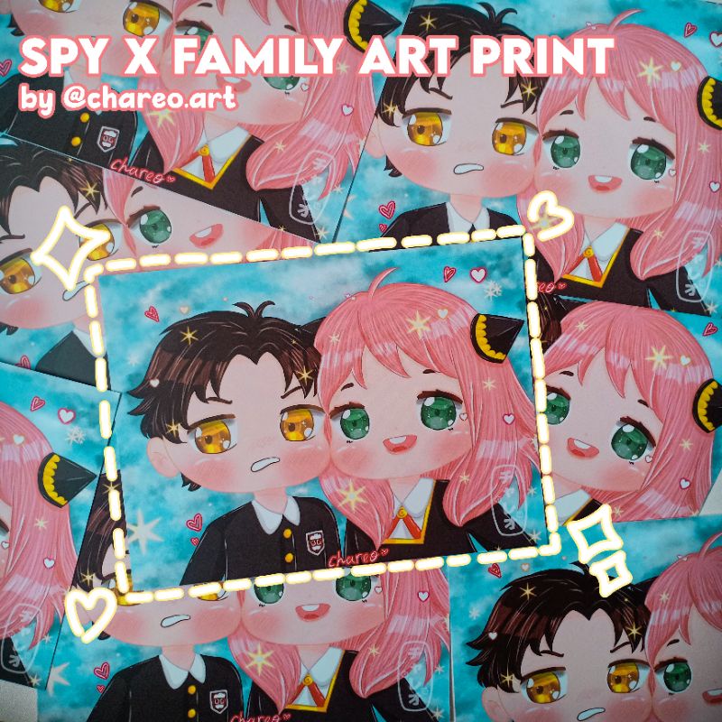 Jual Spy x Family Art Print by @chareo.art (koleksi print anime Spy x ...