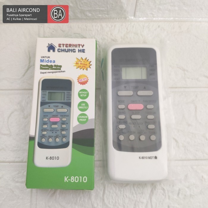 Jual Remote AC Midea Remote AC Midea Multi Universal Semua Tipe