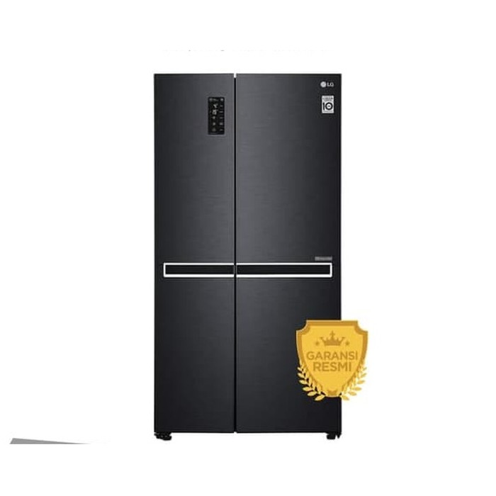 Jual Kulkas Side By Side LG GCB 247 SQUV 687 Liter Matte Black