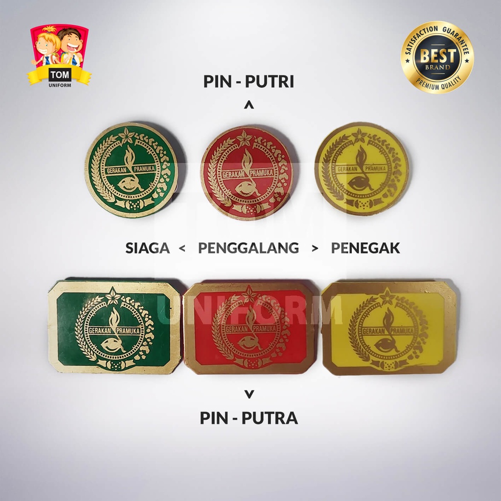 Jual Pin Tanda Topi Pramuka | Baret | Boni | Shopee Indonesia