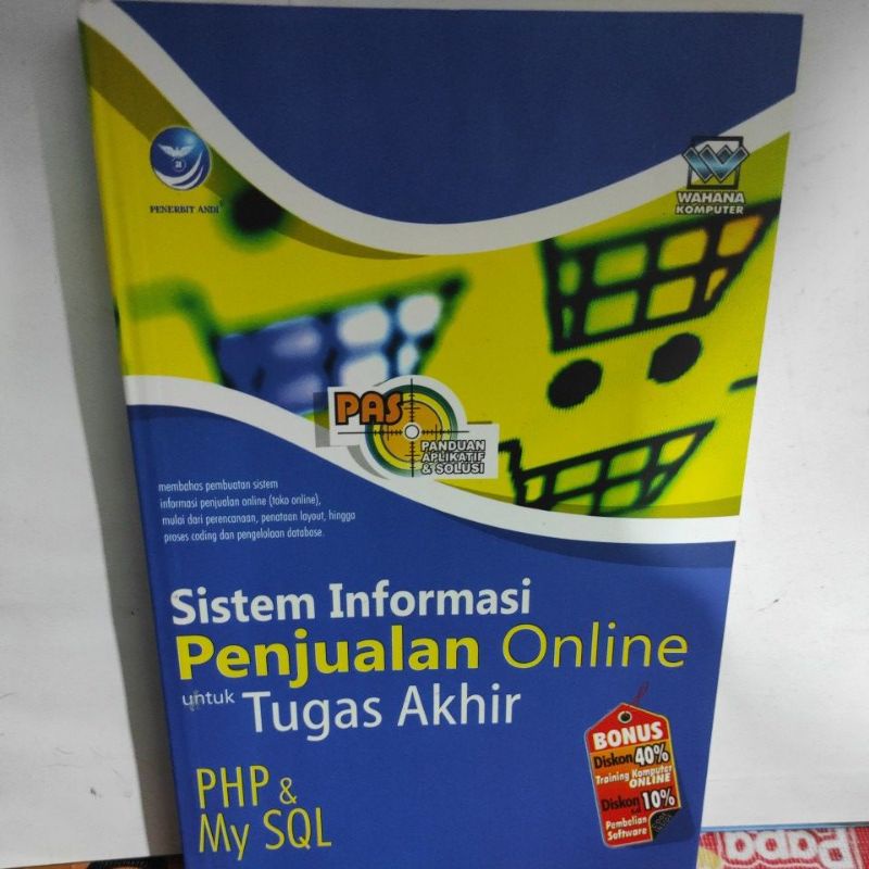 Desain Sampul Buku Tugas Akhir: Sistem Informasi Penjualan Online – Sebuah Kajian Komprehensif
