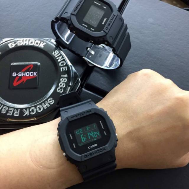 G shock dw5600 on sale black