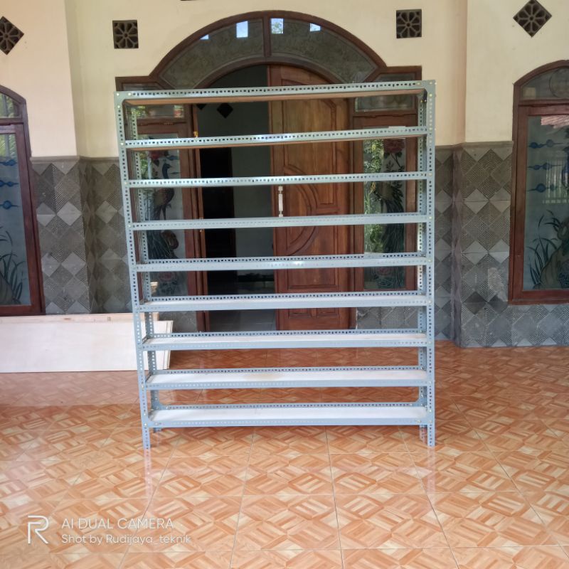 Jual RAK SIKU LUBANG (180x23x150) 9 SAP | Shopee Indonesia