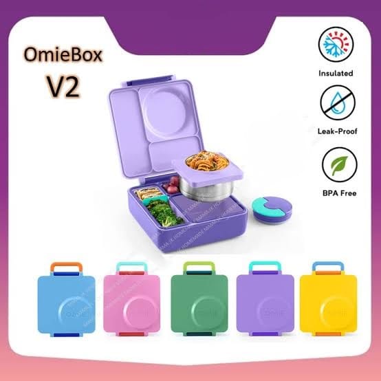 Jual OmieBox kotak makan lengkap dengan thermos lunch box omie box