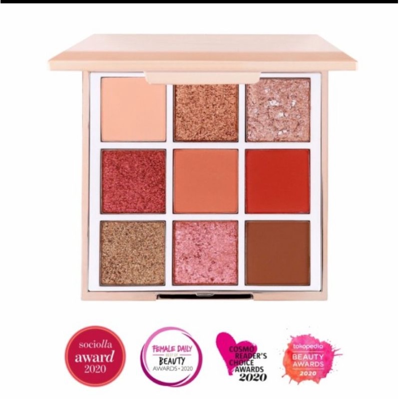 Jual ESQA Goddess Eyeshadow Palette Peach Shopee Indonesia