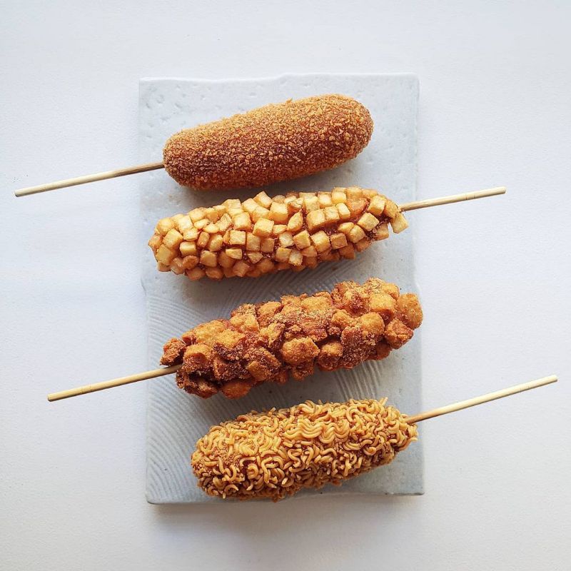 CORNDOG SOSIS HOTANG KOREAN FOOD