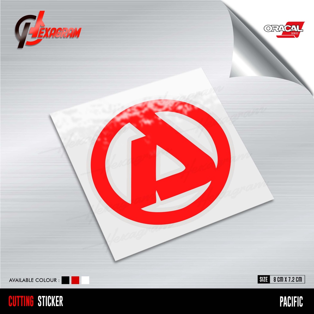 Jual Cutting Sticker Sepeda PACIFIC LOGO Small | Stiker Logo Sepeda ...