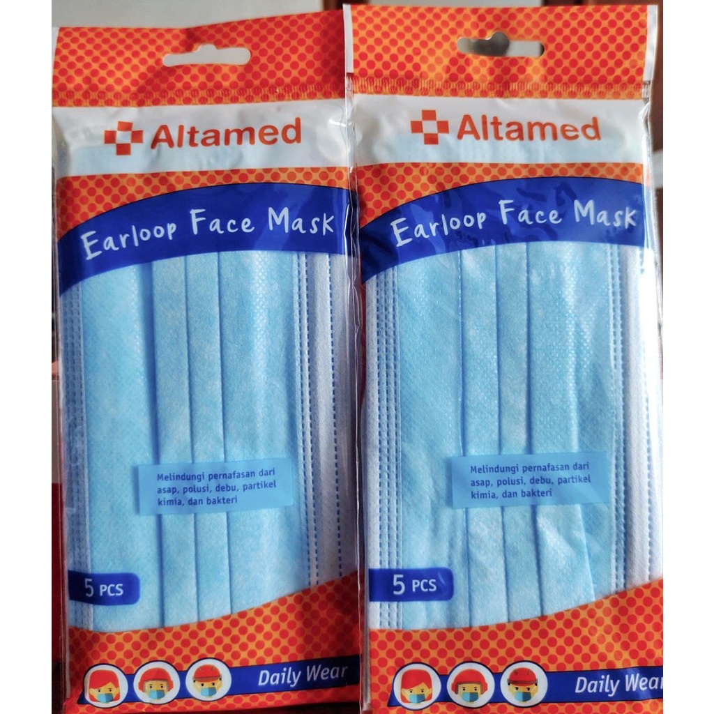 Jual Polybag Earloop Altamed 3ply 1pack isi 5Pcs | Shopee Indonesia