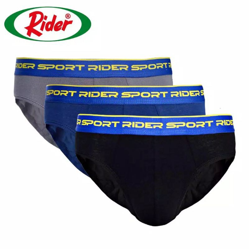 Jual Celana Dalam RIDER Sport R761B Briefs Isi 3 ORIGINAL 100%