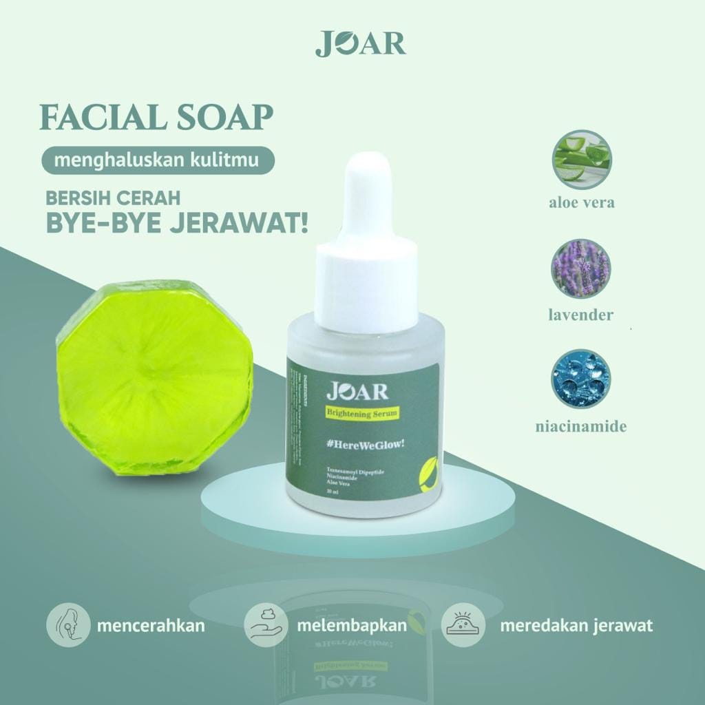 Jual Paket Joar Skincare Brightening Series Soap Bar Face Serume