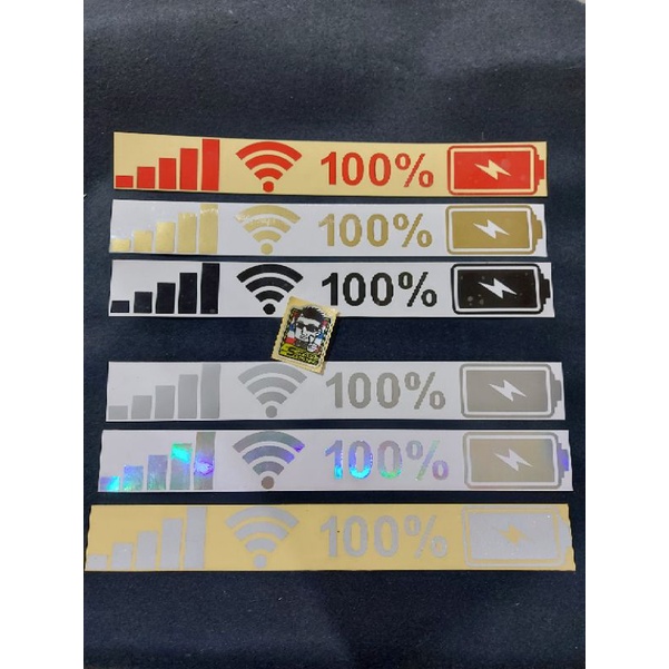Jual Sticker Sinyal Hp Wifi Baterai Sticker Motor Mobil Cutting ...