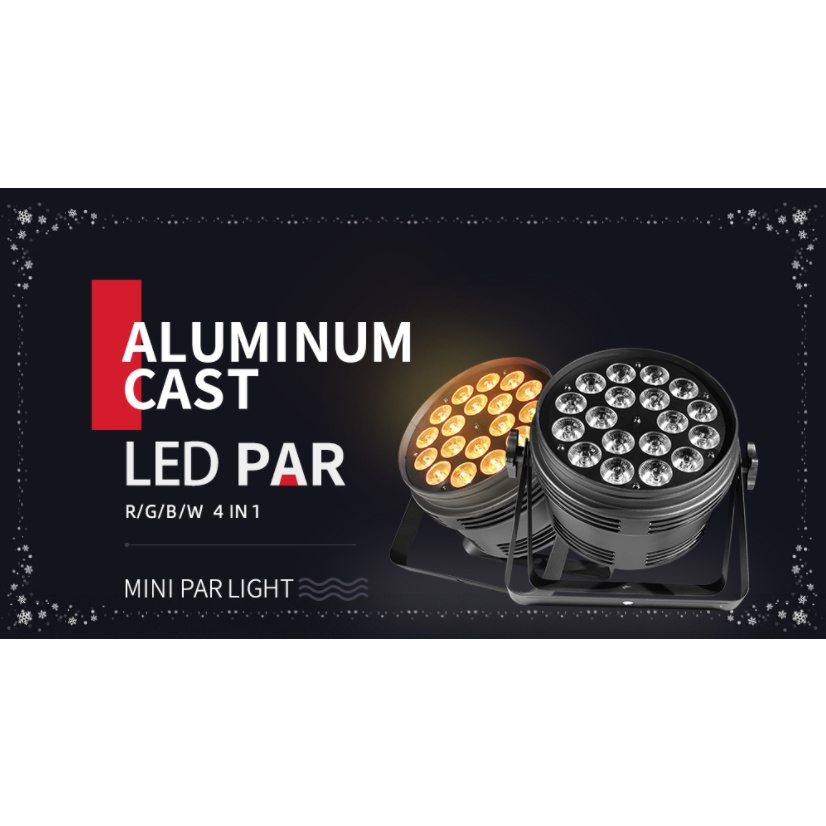 Jual Led lampu PA penuh warna 18 10W empat dalam satu lampu pencelupan ...