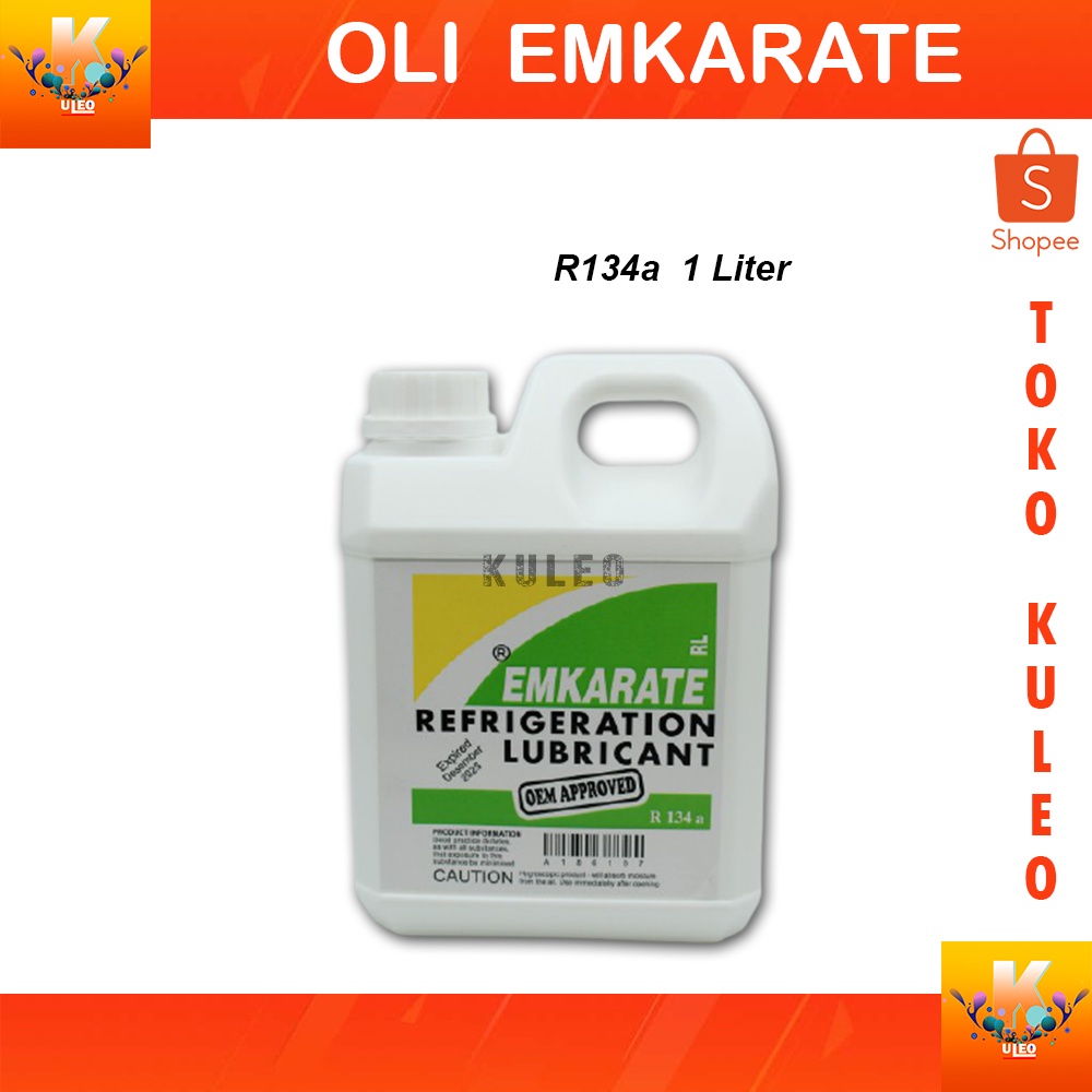 Jual oli emkarate R134 1liter - OLI EMKARATE R134 1L | Shopee Indonesia