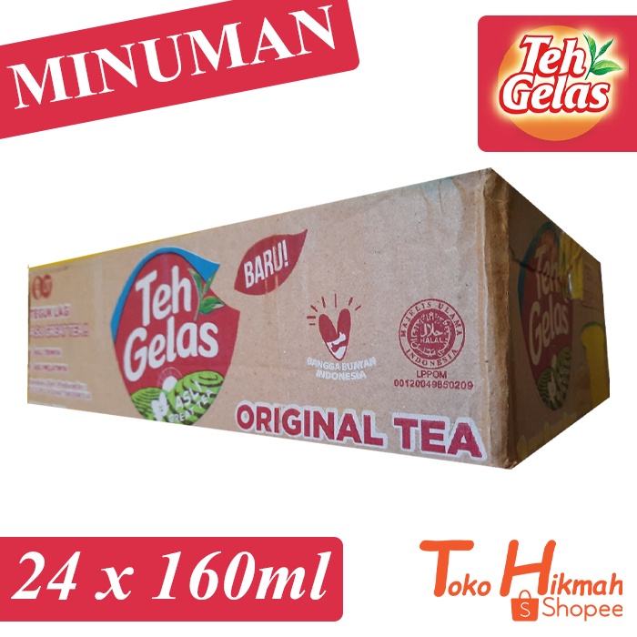 Jual Teh Gelas 170ml Minuman Teh Cup 1 Dus Isi 24pcs Shopee Indonesia 2670