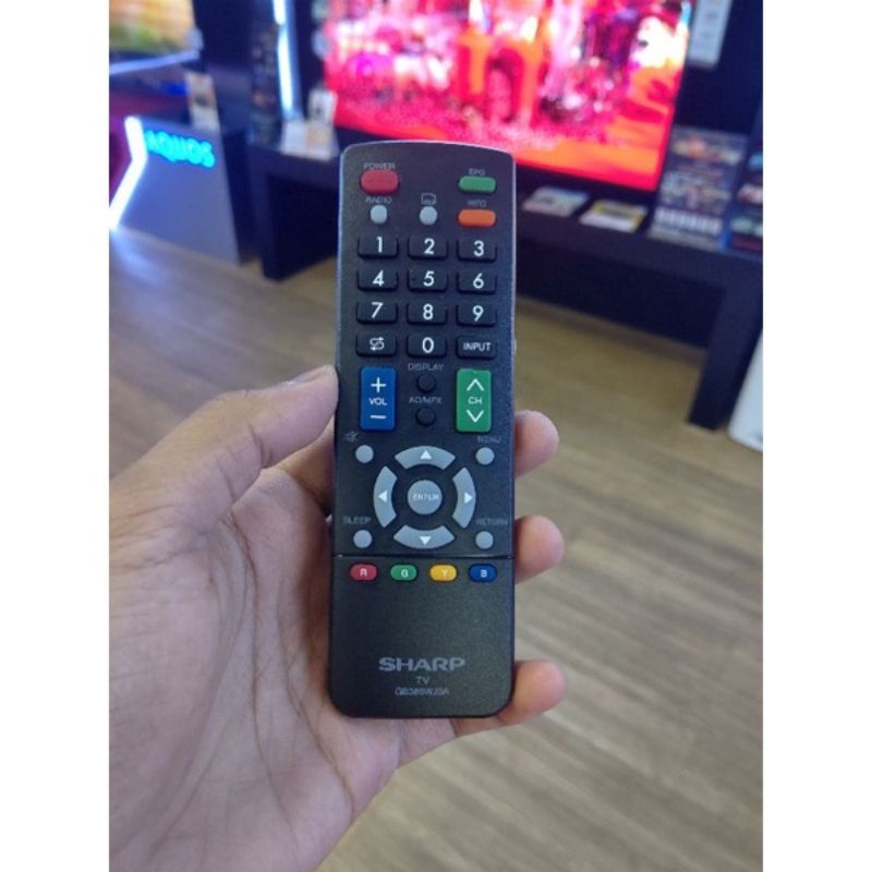 Jual REMOT - REMOTE TV SHARP ORIGINAL 100% ASLI AQUOS LCD LED GB217WJN1 ...