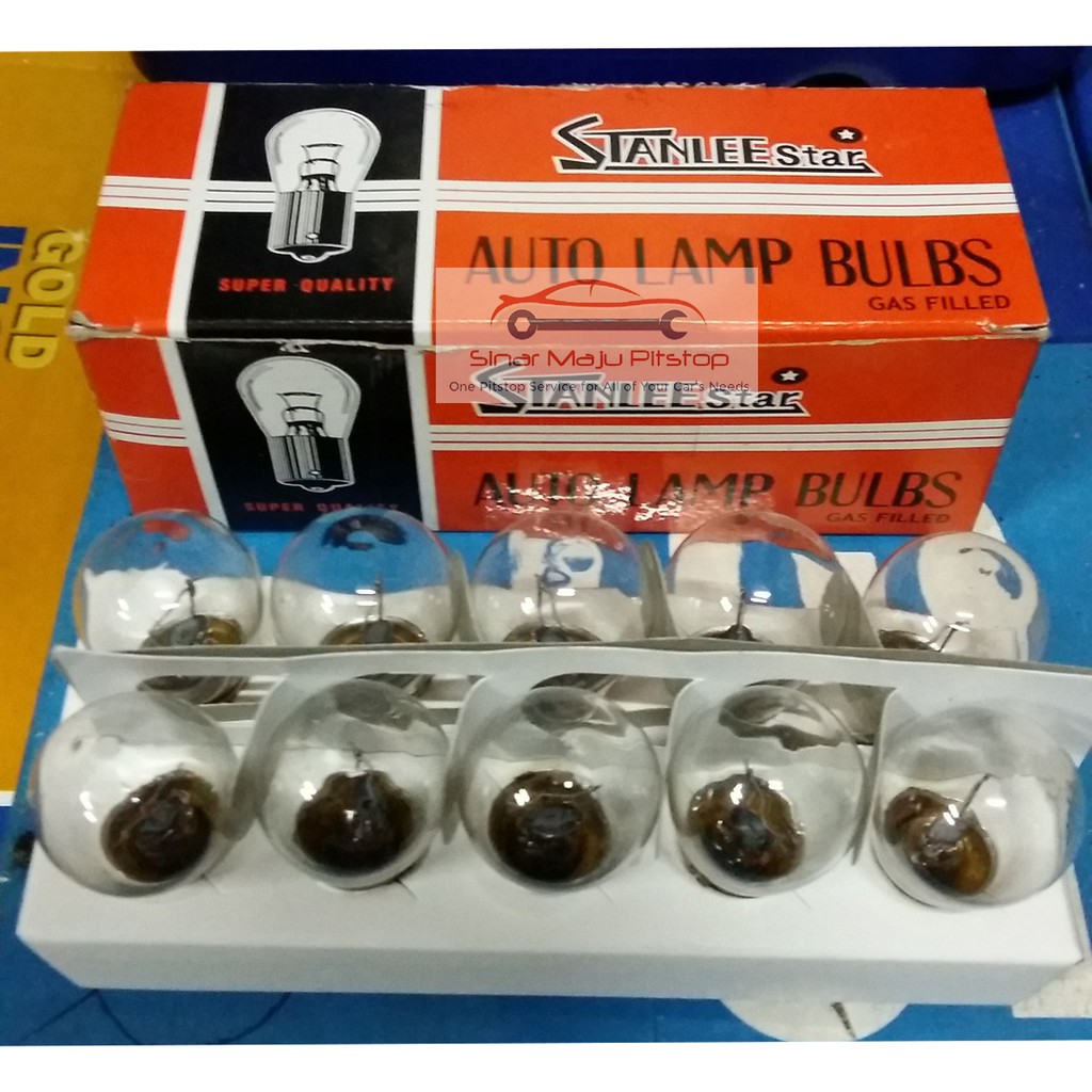 Jual Bohlam Lampu Sen / Atret / Mundur Truk Bus / Mobil Double 2 Aki