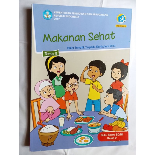 Jual Buku Tematik Kelas 5 Sd Tema 3 Makanan Sehat Shopee Indonesia 5658